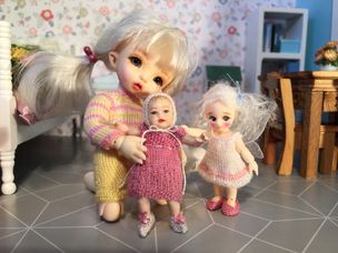 Three little dollies