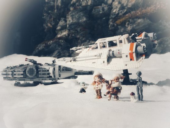 Young jedies on the planet Hoth